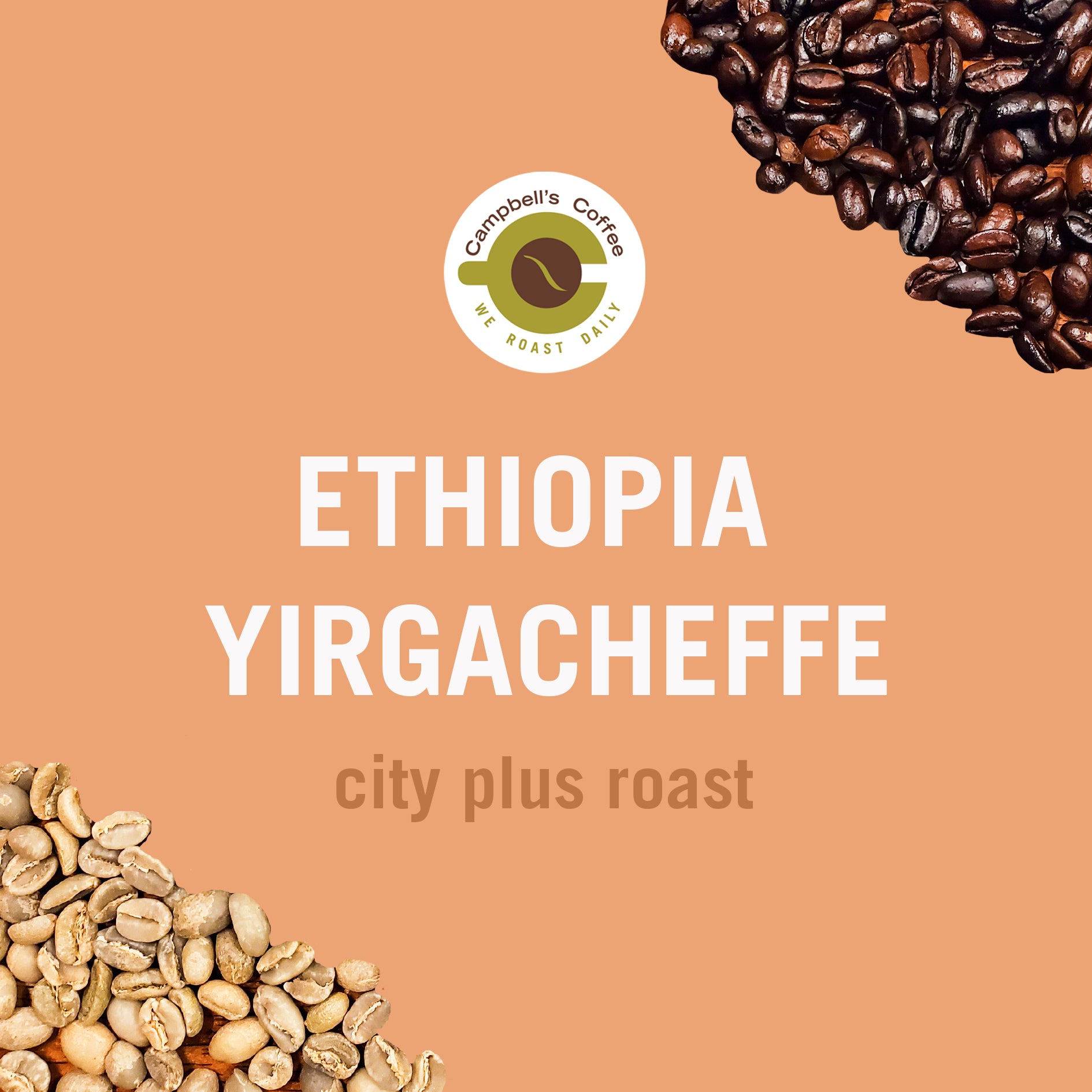 African Bean of the Week: Ethiopia Yirgacheffe: City Plus Roast