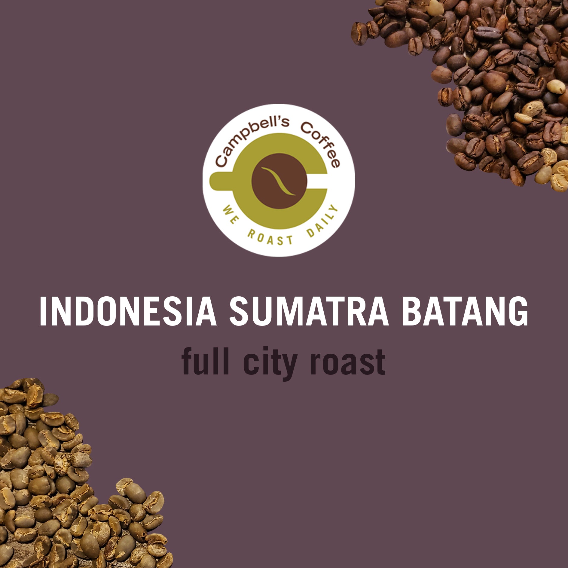 Indonesia Sumatra Mandheling Full City